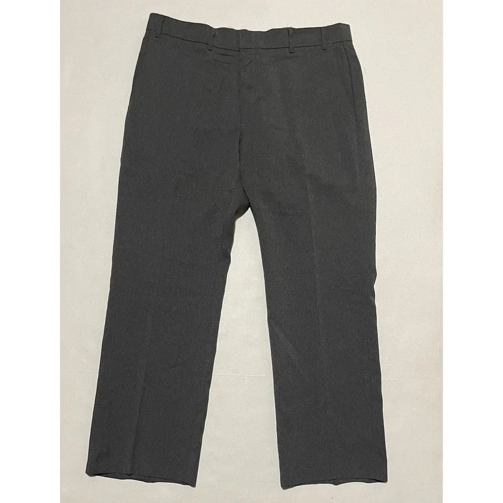 Vintage Levis Action Slacks Pants Mens Gray Pleated Dress Pants Size 38 X‎ 30